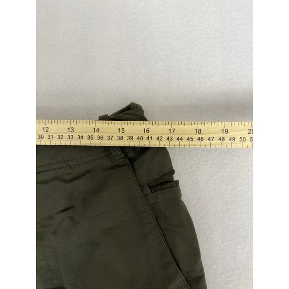 The North Face Shorts Men 32 Green 100% Nylon Belted Kayak Boating Swim - Picture 5 of 6